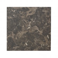 Επιφάνεια τραπεζιού Vergia pakoworld HPL σε ανθρακί όψης μαρμάρου 60x60εκ πάχους 12mm