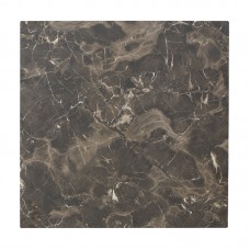 Επιφάνεια τραπεζιού Vergia pakoworld HPL σε ανθρακί όψης μαρμάρου 69x69εκ πάχους 12mm