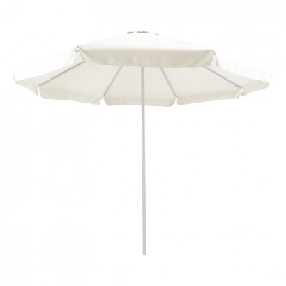 Ομπρέλα επαγγελματική Nagida pakoworld μονοκόμματος ιστός αλουμίνιο Φ3m εκρού