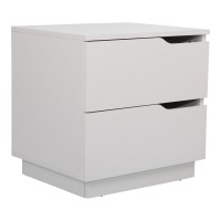 Κομοδίνο Verena pakoworld σε λευκή απόχρωση 48x40x48εκ Κομοδίνο Verena pakoworld σε λευκή απόχρωση 48x40x48εκ