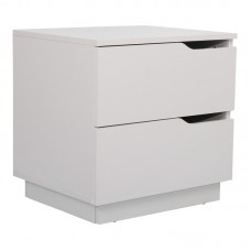 Κομοδίνο Verena pakoworld σε λευκή απόχρωση 48x40x48εκ Κομοδίνο Verena pakoworld σε λευκή απόχρωση 48x40x48εκ