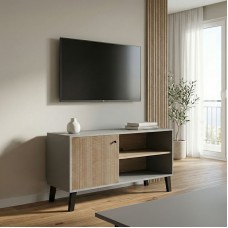 Έπιπλο τηλεόρασης Tuscany pakoworld sonoma-ανθρακί 100x40x51εκ Έπιπλο τηλεόρασης Tuscany pakoworld sonoma-ανθρακί 100x40x51εκ