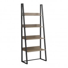 Βιβλιοθήκη-Ραφιέρα Alfa pakoworld sonoma-μαύρο μέταλλο 75x36x185εκ Βιβλιοθήκη-Ραφιέρα Alfa pakoworld sonoma-μαύρο μέταλλο 75x36x185εκ