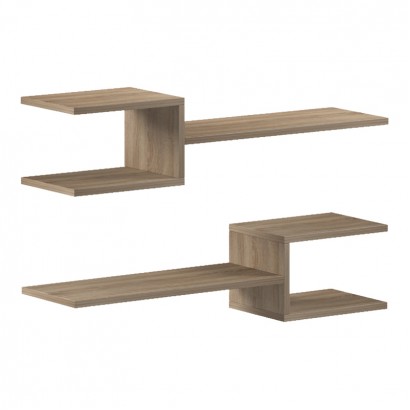 Ραφιέρα τοίχου Galler pakoworld sonoma 79x19.5x18εκ Ραφιέρα τοίχου Galler pakoworld sonoma 79x19.5x18εκ