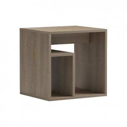 Βοηθητικό τραπέζι Doublo pakoworld sonoma 40x35x40εκ