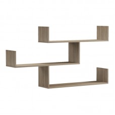 Ραφιέρα τοίχου Tiber pakoworld sonoma 120x22x67εκ Ραφιέρα τοίχου Tiber pakoworld sonoma 120x22x67εκ