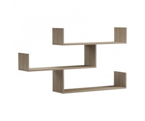 Ραφιέρα τοίχου Tiber pakoworld sonoma 120x22x67εκ