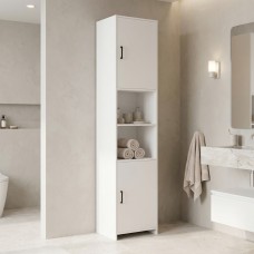 Ντουλάπι-στήλη Perlina pakoworld λευκό 40x32x175εκ Ντουλάπι-στήλη Perlina pakoworld λευκό 40x32x175εκ