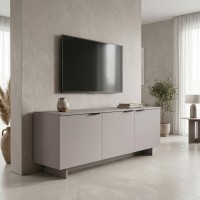 Έπιπλο τηλεόρασης Beldon pakoworld γκρι 150x42x55εκ Έπιπλο τηλεόρασης Beldon pakoworld γκρι 150x42x55εκ