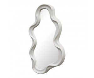 Καθρέπτης Liquid pakoworld pp σε λευκή απόχρωση 26x2.7x39εκ