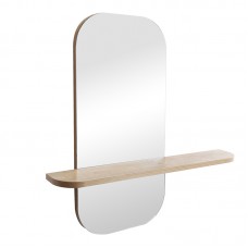 Καθρέπτης Lunaria pakoworld MDF σε φυσική απόχρωση 60x11.5x60εκ Καθρέπτης Lunaria pakoworld MDF σε φυσική απόχρωση 60x11.5x60εκ