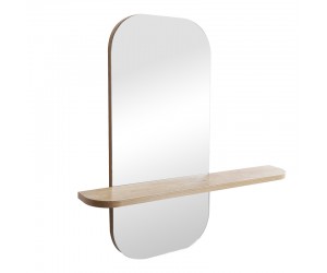 Καθρέπτης Lunaria pakoworld MDF σε φυσική απόχρωση 60x11.5x60εκ Καθρέπτης Lunaria pakoworld MDF σε φυσική απόχρωση 60x11.5x60εκ