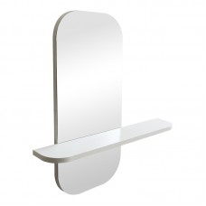 Καθρέπτης Lunaria pakoworld λευκό MDF 60x11.5x60εκ Καθρέπτης Lunaria pakoworld λευκό MDF 60x11.5x60εκ