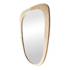 Καθρέπτης Phaedra pakoworld MDF σε φυσική απόχρωση 74x2,5x120 εκ