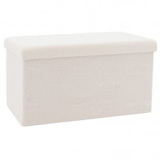 Σκαμπό-μπαούλο Forward pakoworld ύφασμα μπουκλέ ivory 76.5x38x37.5εκ Σκαμπό-μπαούλο Forward pakoworld ύφασμα μπουκλέ ivory 76.5x38x37.5εκ
