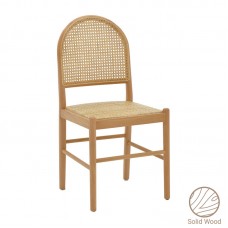Καρέκλα Alessia pakoworld ξύλο οξιάς-rattan φυσικό 43x44x89εκ Καρέκλα Alessia pakoworld ξύλο οξιάς-rattan φυσικό 43x44x89εκ
