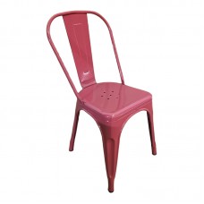Καρέκλα Utopia pakoworld μέταλλο terracotta 44x44x85εκ Καρέκλα Utopia pakoworld μέταλλο terracotta 44x44x85εκ