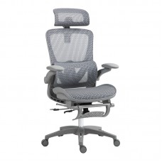 Καρέκλα γραφείου εργασίας Zenyk pakoworld mesh σε grey απόχρωση 63x70x126εκ Καρέκλα γραφείου εργασίας Zenyk pakoworld mesh σε grey απόχρωση 63x70x126εκ