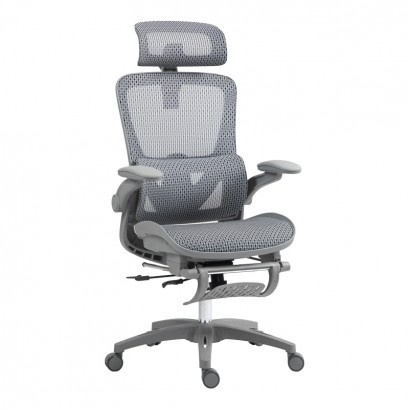 Καρέκλα γραφείου εργασίας Zenyk pakoworld mesh σε grey απόχρωση 63x70x126εκ Καρέκλα γραφείου εργασίας Zenyk pakoworld mesh σε grey απόχρωση 63x70x126εκ