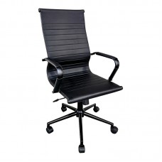 Καρέκλα γραφείου διευθυντή Valter pakoworld pu μαύρο 55.5x58x108εκ