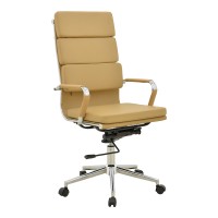 Καρέκλα γραφείου διευθυντή Tokyo pakoworld μπεζ pu 55.5x52x108εκ Καρέκλα γραφείου διευθυντή Tokyo pakoworld μπεζ pu 55.5x52x108εκ
