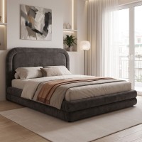 Κρεβάτι διπλό Arlia pakoworld ανθρακί ύφασμα 160x200εκ Κρεβάτι διπλό Arlia pakoworld ανθρακί ύφασμα 160x200εκ