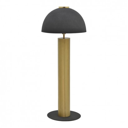 Φωτιστικό δαπέδου Cableler Inart Ε27 μαύρο μέταλλο Φ46x114εκ