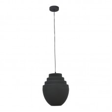 Φωτιστικό οροφής Kelsy Inart E27 μαύρο μέταλλο Φ30x122εκ