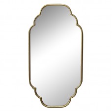 Καθρέπτης Farous Inart χρυσό μέταλλο 61x3x122εκ