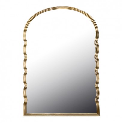 Καθρέπτης Megike Inart μέταλλο σε χρυσή απόχρωση 60x2x90εκ