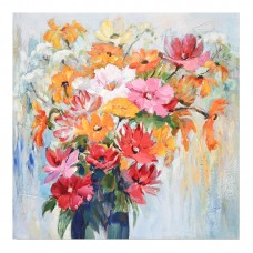 Πίνακας σε καμβά Spino I Inart 80x3x80εκ