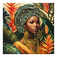 Πίνακας σε καμβά Gangalo 3D Inart 100x3x100εκ