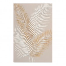 Πίνακας σε καμβά Leavy I Inart 60x3x90εκ