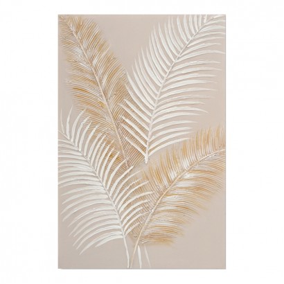 Πίνακας σε καμβά Leavy I Inart 60x3x90εκ