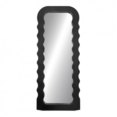 Καθρέπτης Maraya pakoworld μαύρο PP 46x3.2x110εκ