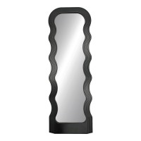Καθρέπτης Spejo pakoworld μαύρο PP 50x2.8x147.5εκ