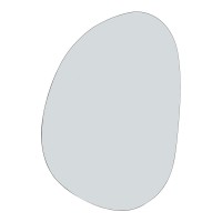 Καθρέπτης Listro pakoworld 55x1x80εκ