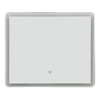 Καθρέπτης Led Quadrou pakoworld pp-αλουμίνιο 60x3x50εκ