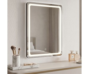 Καθρέπτης Derbo pakoworld led 50x2.5x70εκ Καθρέπτης Derbo pakoworld led 50x2.5x70εκ