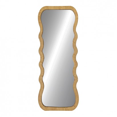 Καθρέπτης Zerbon pakoworld mdf σε φυσική απόχρωση 60x1.5x155εκ