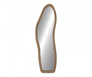 Καθρέπτης Quene pakoworld mdf σε φυσική απόχρωση 50x1.5x150εκ