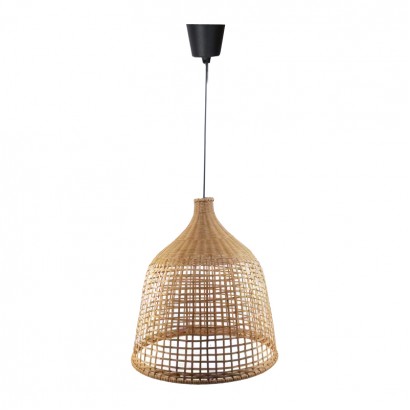 Φωτιστικό οροφής Axien Inart Ε27 μπαμπού σε φυσική απόχρωση Φ42x48εκ