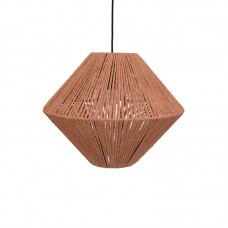 Φωτιστικό οροφής Palmo Inart Ε27 rope σε φυσική απόχρωση Φ40x32εκ