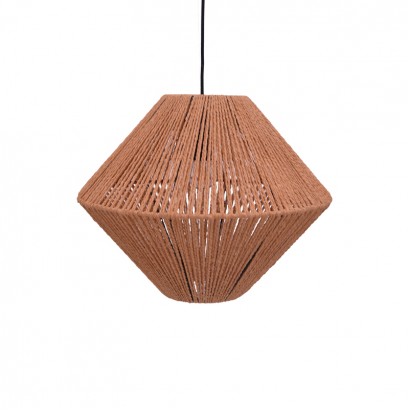 Φωτιστικό οροφής Palmo Inart Ε27 rope σε φυσική απόχρωση Φ40x32εκ