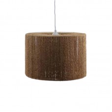 Φωτιστικό οροφής Sento Inart Ε27 rope σε φυσική απόχρωση Φ40x20εκ
