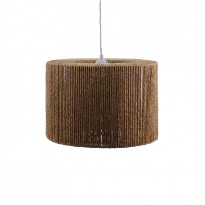 Φωτιστικό οροφής Sento Inart Ε27 rope σε φυσική απόχρωση Φ40x20εκ