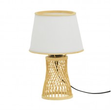 Επιτραπέζιο φωτιστικό Kaldro Inart Ε27 μπαμπού σε φυσική απόχρωση Φ24x37εκ