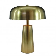 Επιτραπέζιο φωτιστικό Luminary Inart Ε27 χρυσό μέταλλο Φ30x40εκ