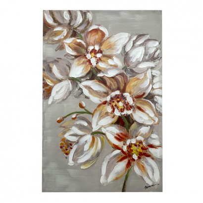 Πίνακας σε καμβά Flourish I Inart 80x3x120εκ