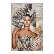 Πίνακας σε καμβά Jewler 3D Inart 80x3.5x120εκ